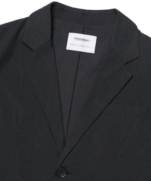 NOMANUAL(NOMANUAL)の「ROUGH CUT OVERSIZED JACKET - BLACK(テーラードジャケット・レディース・その他・SMALL/MEDIUM/LARGE)」の6枚目の写真