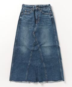 トリココムデギャルソン AD2015 デニムスカート ブランド古着】AD2015 16SS 再構築デニムマキシスカート（デニム