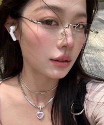 ARCHIVER（アーカイバ）の「【Bz】リムレスメタルフレーム 伊達メガネ / フチなし / クリアレンズ / ユニセックス (DAY)（メガネ）」