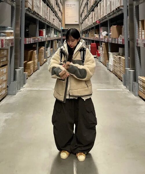 GUBIN(グビン)の「Color block fleece zip-up jacket(その他アウター・レディース・その他・MEDIUM)」の16枚目の写真