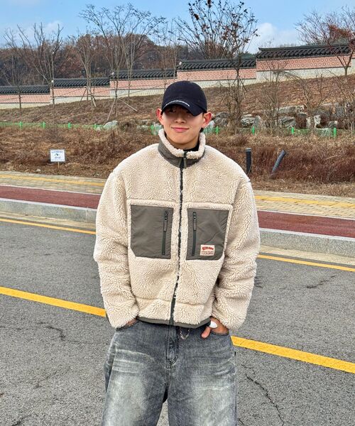 GUBIN(グビン)の「Color block fleece zip-up jacket(その他アウター・レディース・その他・MEDIUM)」の21枚目の写真