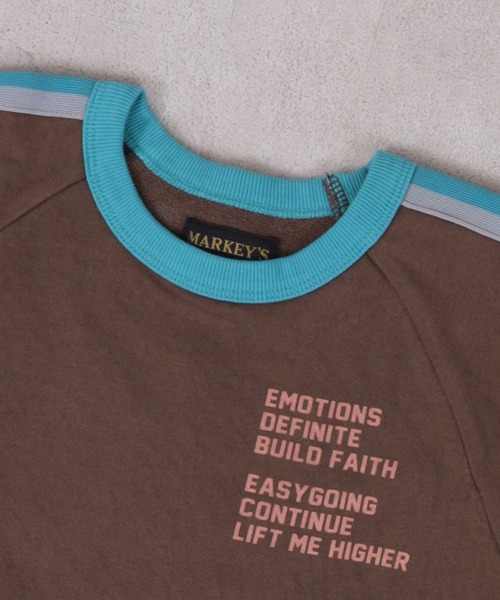 MARKEY'S（マーキーズ）の「裏毛サイドラインチュニック（チュニック・キッズ・杢グレー/ブラウン/ライトブルー・100/90/120/110/150/140/130）」の13枚目の写真