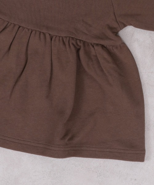 MARKEY'S（マーキーズ）の「裏毛サイドラインチュニック（チュニック・キッズ・杢グレー/ブラウン/ライトブルー・100/90/120/110/150/140/130）」の14枚目の写真