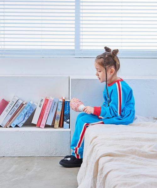 MARKEY'S（マーキーズ）の「裏毛サイドラインチュニック（チュニック・キッズ・杢グレー/ブラウン/ライトブルー・100/90/120/110/150/140/130）」の6枚目の写真