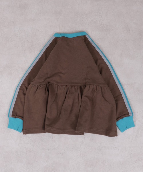 MARKEY'S（マーキーズ）の「裏毛サイドラインチュニック（チュニック・キッズ・杢グレー/ブラウン/ライトブルー・100/90/120/110/150/140/130）」の19枚目の写真