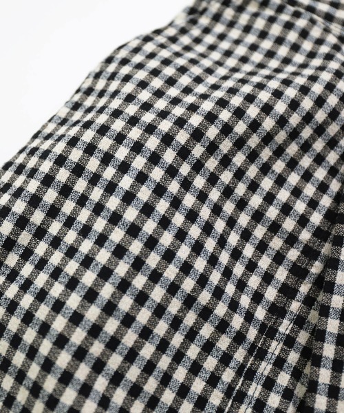 Brocante（ブロカント）の「[Brocante / ブロカント] 綿麻アムンゼンクロス(チェック) トヌーパンツ（その他パンツ・レディース・ブラウン系その他・2）」の3枚目の写真