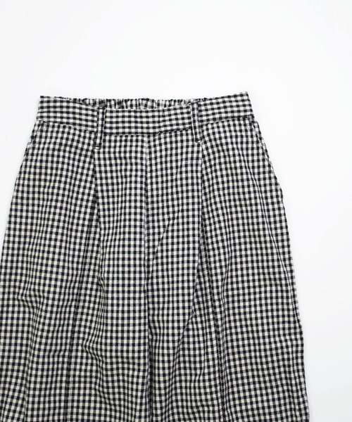Brocante（ブロカント）の「[Brocante / ブロカント] 綿麻アムンゼンクロス(チェック) トヌーパンツ（その他パンツ・レディース・ブラウン系その他・2）」の10枚目の写真