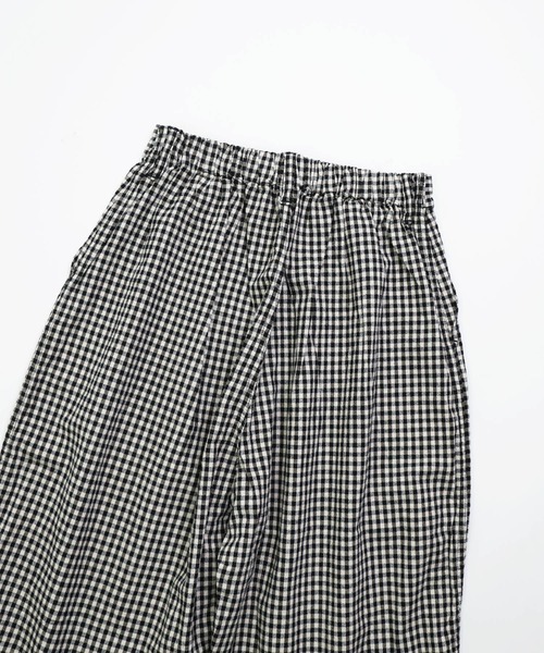 Brocante（ブロカント）の「[Brocante / ブロカント] 綿麻アムンゼンクロス(チェック) トヌーパンツ（その他パンツ・レディース・ブラウン系その他・2）」の15枚目の写真