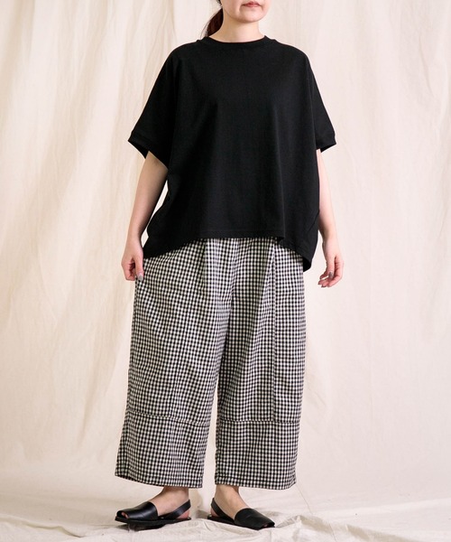 Brocante（ブロカント）の「[Brocante / ブロカント] 綿麻アムンゼンクロス(チェック) トヌーパンツ（その他パンツ・レディース・ブラウン系その他・2）」の19枚目の写真