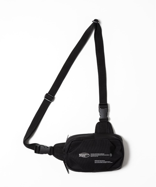 MAKAVELIC(マキャベリック)の「【62】【it】【MAKAVELIC】ACTIVE MINI SLING BAG(ショルダーバッグ・メンズ・ブラック・FREE)」の10枚目の写真