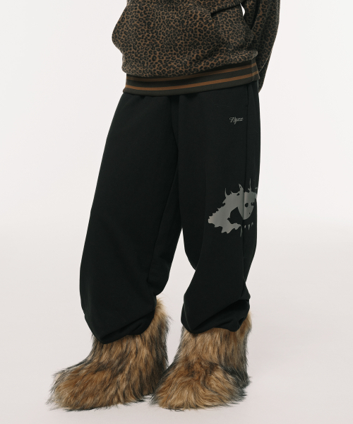 EYE SWEAT PANTS BLACK