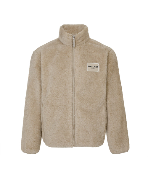 LIMELIGHT APPAREL(ライムライトアパレル)の「アスリット シンプルロゴワッペン フリースジャケット (サンド)(その他アウター・メンズ・その他・XX-LARGE/MEDIUM/LARGE/X-LARGE)」の1枚目の写真