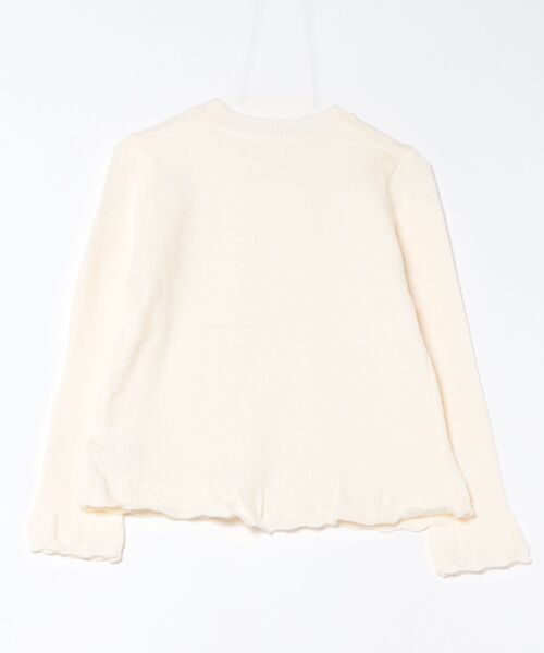 STYLEBLOCK（スタイルブロック）の「裾フリルクルーネックニット（ニット/セーター・レディース・ブラック/ベージュ系その他/レッド/グレー・FREE）」の5枚目の写真
