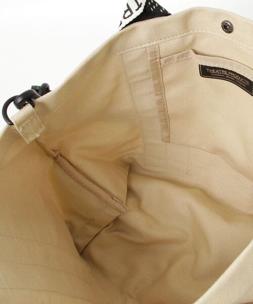 THEATRE PRODUCTS（シアタープロダクツ）の「ドット柄JQテープテムズフリル2WAYショルダーバッグ-M-（ショルダーバッグ・レディース・ブラック/ベージュ・FREE）」の5枚目の写真