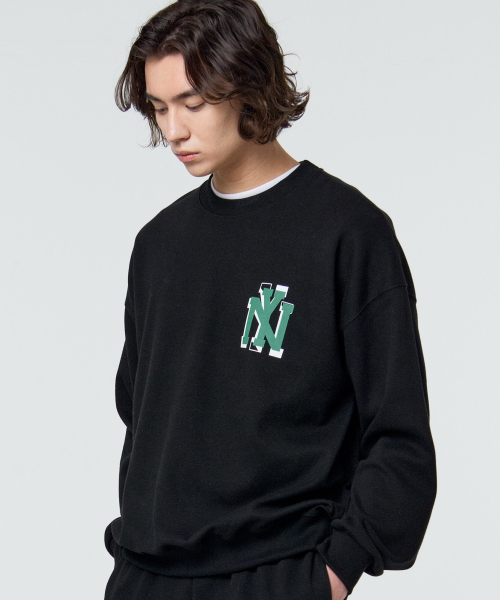 PAPERBOY（ペーパーボーイ）の「NYシンプルロゴスウェットシャツ-ブラック（スウェット・レディース・その他・SMALL/MEDIUM/LARGE/X-LARGE）」の5枚目の写真