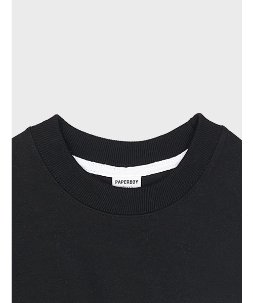 PAPERBOY（ペーパーボーイ）の「NYシンプルロゴスウェットシャツ-ブラック（スウェット・レディース・その他・SMALL/MEDIUM/LARGE/X-LARGE）」の7枚目の写真