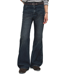 DECET（デケト）の「Loose Flared Jeans DCPT066DBlue（デニムパンツ）」