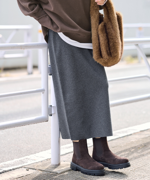 ≪追加≫総針タイトスカート 3（スカート）｜FRAMeWORK（フレーム