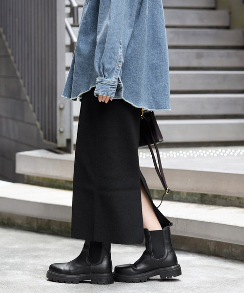 セール】≪追加≫総針タイトスカート 3（スカート）｜FRAMeWORK