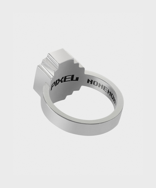 PIXEL OVAL RNG SILVER925