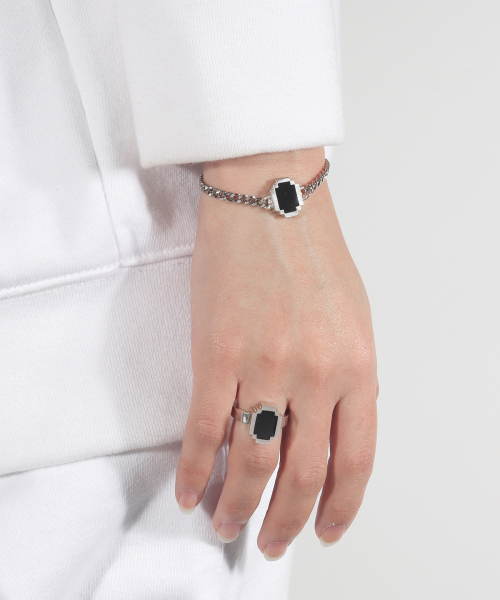 PIXEL OVAL RNG SILVER925