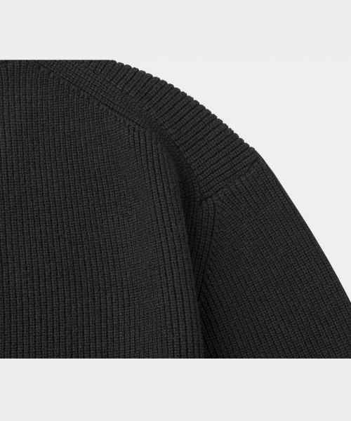 LETTERCOMO(レテルコモ)の「エッセンシャルハチラウンドニットブラック(ニット/セーター・レディース・その他・MEDIUM/LARGE)」の4枚目の写真