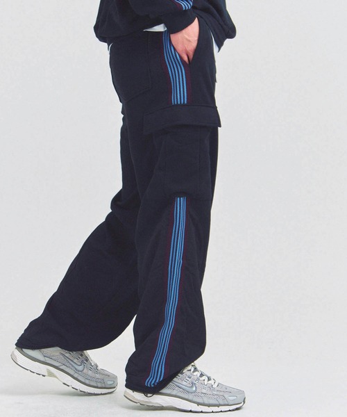 GALLIS ADDICTION（ガリスアディクション）の「GA 切替LINE CARGO PANTS（カーゴパンツ・メンズ・ブラック/グレー・L/M）」の13枚目の写真