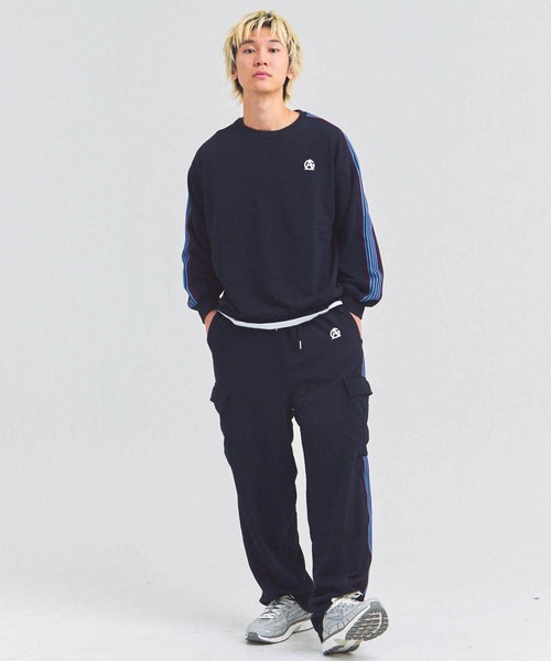 GALLIS ADDICTION（ガリスアディクション）の「GA 切替LINE CARGO PANTS（カーゴパンツ・メンズ・ブラック/グレー・L/M）」の10枚目の写真