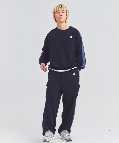 GALLIS ADDICTION（ガリスアディクション）の「GA 切替LINE CARGO PANTS（カーゴパンツ・メンズ・ブラック/グレー・L/M）」の11枚目の写真