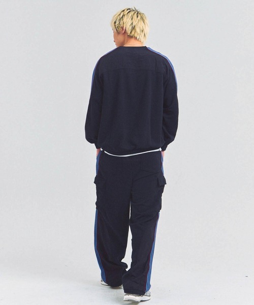 GALLIS ADDICTION（ガリスアディクション）の「GA 切替LINE CARGO PANTS（カーゴパンツ・メンズ・ブラック/グレー・L/M）」の7枚目の写真