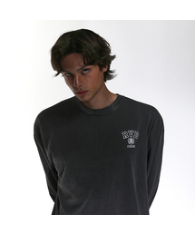(American Casual Campaign) RVDDW ピグメントオーバーサイズクルーネックロングスリーブ (アイアングレー)