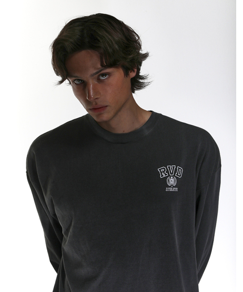 RVD(アールブイディー)の「(American Casual Campaign) RVDDW ピグメントオーバーサイズクルーネックロングスリーブ (アイアングレー)(Tシャツ/カットソー・メンズ・その他・LARGE/X-LARGE)」の2枚目の写真
