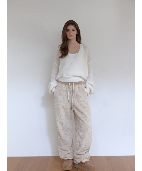ASURA(アスラ)の「COZY PANTS (BEIGE)(スウェットパンツ・レディース・その他・OS)」の2枚目の写真