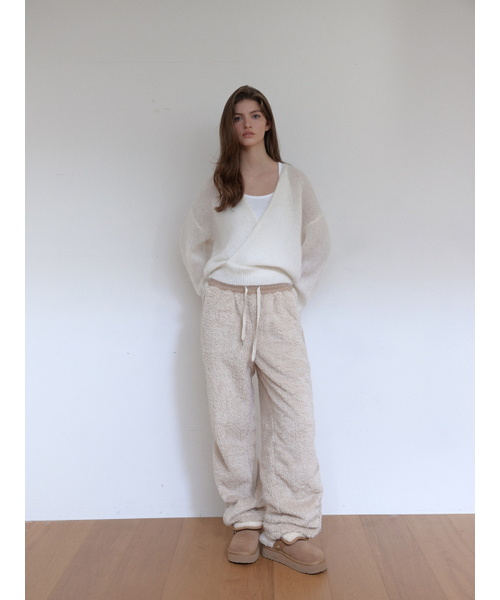 ASURA(アスラ)の「COZY PANTS (BEIGE)(スウェットパンツ・レディース・その他・OS)」の4枚目の写真
