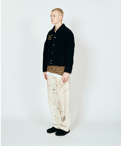 THRIFTY LOOK（スリフティールック）の「THRIFTY LOOK スリフティルック / 40S SNAP-UP FFA JACKET（ブルゾン・メンズ・チャコール/ネイビー・SMALL/LARGE/MEDIUM）」の5枚目の写真