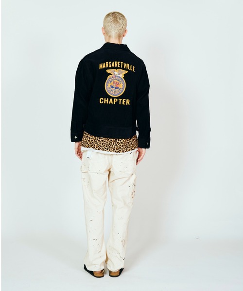 THRIFTY LOOK（スリフティールック）の「THRIFTY LOOK スリフティルック / 40S SNAP-UP FFA JACKET（ブルゾン・メンズ・チャコール/ネイビー・SMALL/LARGE/MEDIUM）」の6枚目の写真