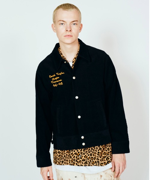 THRIFTY LOOK（スリフティールック）の「THRIFTY LOOK スリフティルック / 40S SNAP-UP FFA JACKET（ブルゾン・メンズ・チャコール/ネイビー・SMALL/LARGE/MEDIUM）」の8枚目の写真