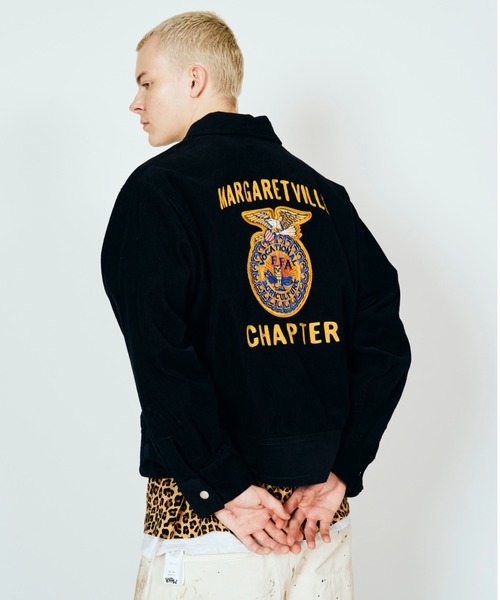 THRIFTY LOOK（スリフティールック）の「THRIFTY LOOK スリフティルック / 40S SNAP-UP FFA JACKET（ブルゾン・メンズ・チャコール/ネイビー・SMALL/LARGE/MEDIUM）」の9枚目の写真