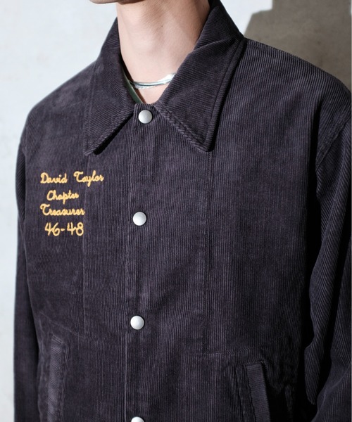 THRIFTY LOOK（スリフティールック）の「THRIFTY LOOK スリフティルック / 40S SNAP-UP FFA JACKET（ブルゾン・メンズ・チャコール/ネイビー・SMALL/LARGE/MEDIUM）」の13枚目の写真