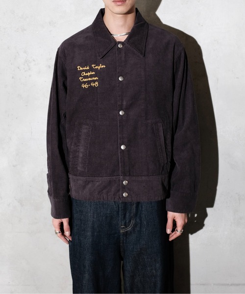 THRIFTY LOOK（スリフティールック）の「THRIFTY LOOK スリフティルック / 40S SNAP-UP FFA JACKET（ブルゾン・メンズ・チャコール/ネイビー・SMALL/LARGE/MEDIUM）」の15枚目の写真