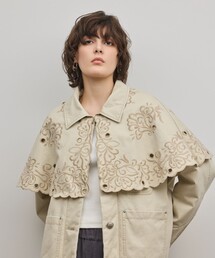 GRACE CONTINENTAL（グレースコンチネンタル）の「ケープ付カバーオールジャケット（カバーオール）」