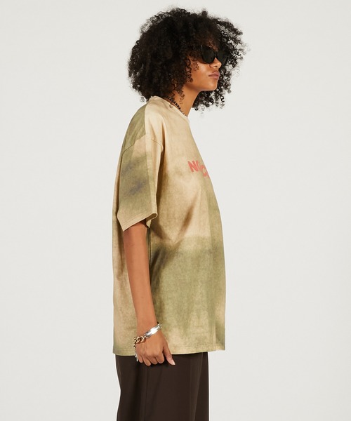 PRANK PROJECT（プランクプロジェクト）の「【2026Spring Pre-Order】アブストラクトTEE / Abstract TEE（Tシャツ/カットソー・レディース・チャコールグレー/ベージュ・FREE）」の7枚目の写真