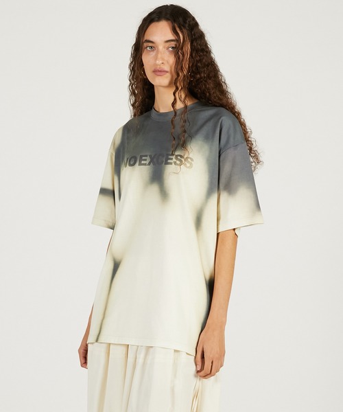 PRANK PROJECT（プランクプロジェクト）の「【2026Spring Pre-Order】アブストラクトTEE / Abstract TEE（Tシャツ/カットソー・レディース・チャコールグレー/ベージュ・FREE）」の14枚目の写真