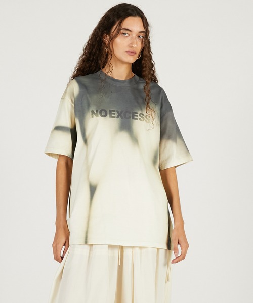 PRANK PROJECT(プランクプロジェクト)の「アブストラクトTEE / Abstract TEE(Tシャツ/カットソー・レディース・チャコールグレー/ベージュ・FREE)」の12枚目の写真