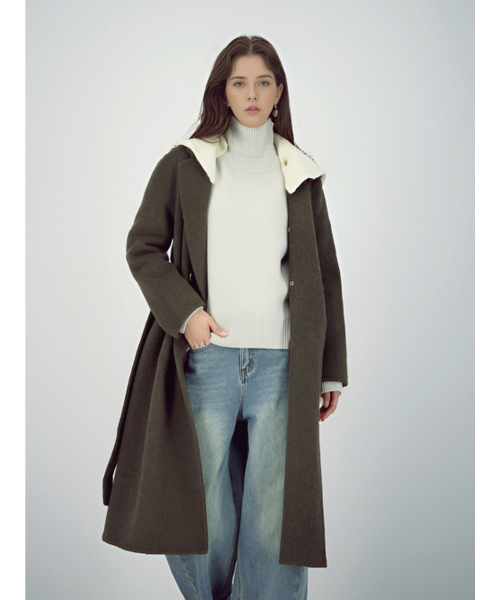 ACUD（アクド）の「Wool Turtle Neck Knit _L.Grey（ニット/セーター・レディース・ライトグレー・FREE）」の5枚目の写真