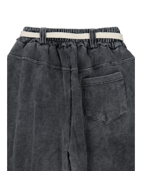 INEXCIS(イネクシス)の「スノーデニムワイドパンツ(ウォッシュドブラック)(スウェットパンツ・メンズ・ブルー系その他・FREE)」の9枚目の写真
