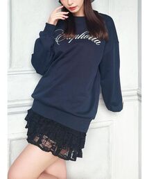 RESEXXY | エンブロイダリーロゴスウェットトップス(スウェット)