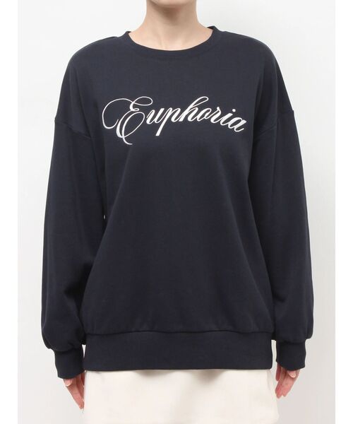 RESEXXY（リゼクシー）の「エンブロイダリーロゴスウェットトップス（スウェット・レディース・ピンク/ホワイト/ネイビー・FREE）」の11枚目の写真