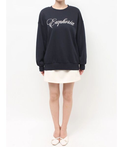 RESEXXY（リゼクシー）の「エンブロイダリーロゴスウェットトップス（スウェット・レディース・ピンク/ホワイト/ネイビー・FREE）」の18枚目の写真