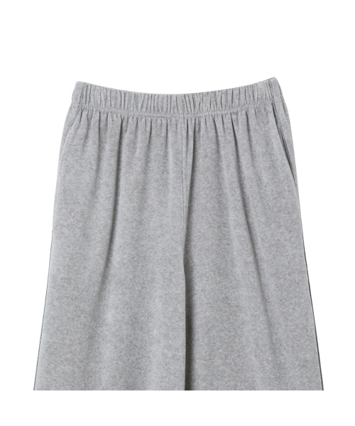 LAP(ラップ)の「ベルベットパイピングワイドパンツ AR4WPB60(その他パンツ・レディース・ミックスグレー/ブラック/チャコール・FREE)」の8枚目の写真